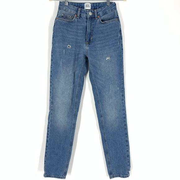 BDG Mom High Rise Blue Jeans Women's Size 24 - Picture 1 of 7